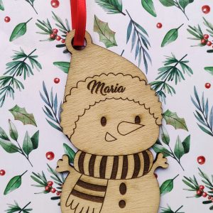 Muñeco de nieve personalizado