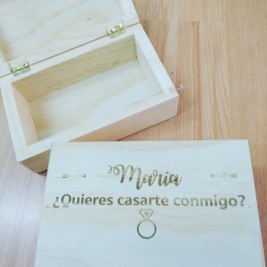 caja sorpresa pedir matrimonio