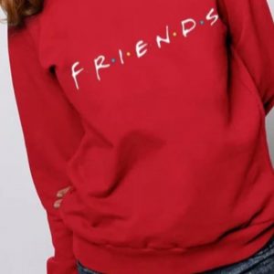 sudadera friends roja