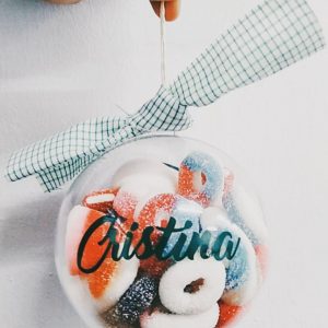 Bola de Navidad Personalizada Golosinas