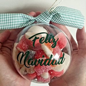 Bola de Navidad Personalizada Golosinas