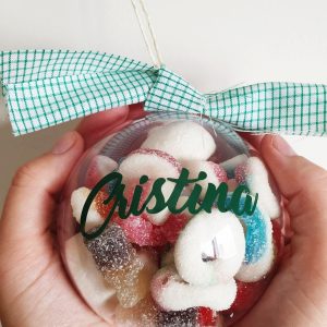 Bola de Navidad Personalizada Golosinas
