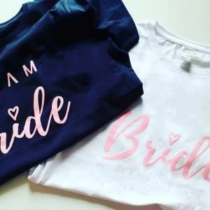 Camiseta Bride y team bride