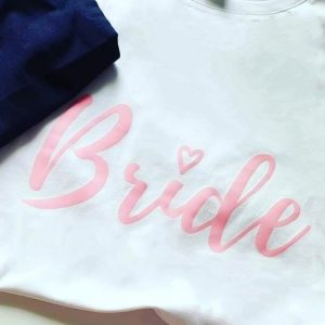 Camiseta Bride y team bride