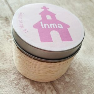 vela personalizada comunión parroquia