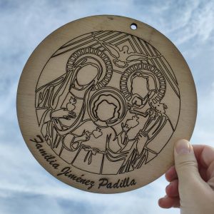 colgador puerta navidad nacimiento