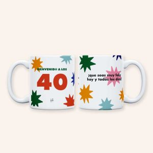 TAZA 40 CUMPLEAÑOS