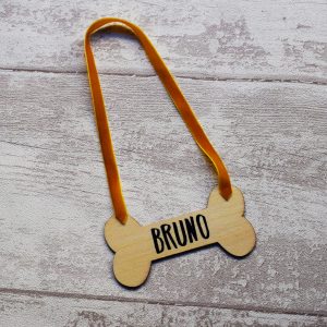 Collar Hueso Perro para Boda