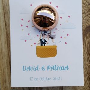 balsamo labial personalizado boda globo
