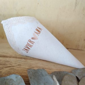 conos para el arroz personalizados