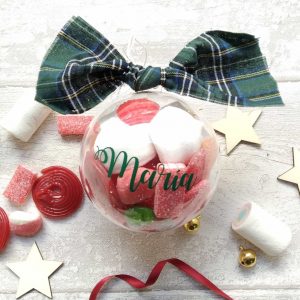 bola de navidad golosinas