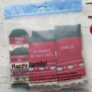 pack familia ayudante de papa noel