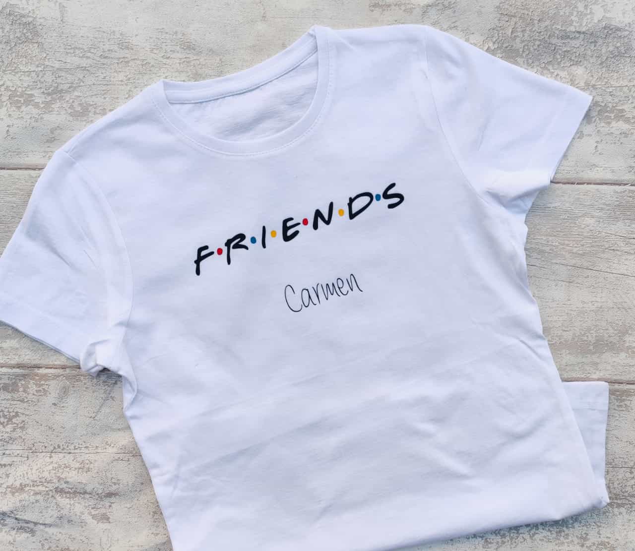 vendaje La Iglesia Heredero Camisetas Despedida Friends Personalizada 💄 | Mimos de Trufa