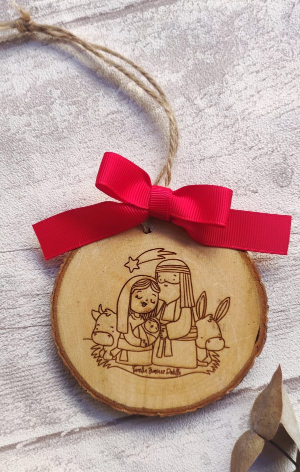 Rodaja Árbol de Navidad Belén