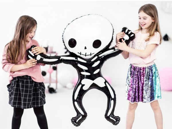 globo esqueleto halloween