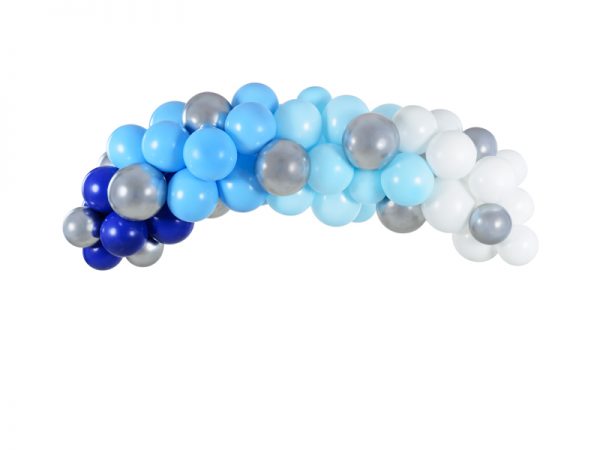 guirnalda globos azul