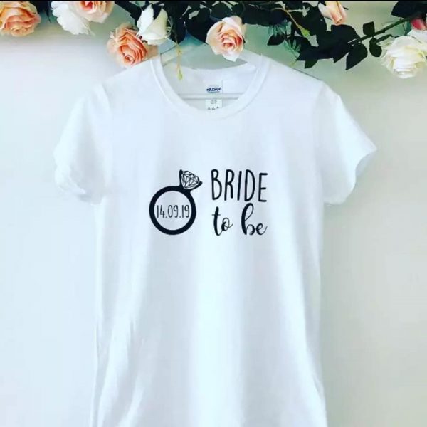 Camiseta Despedida de Soltera Frase Bride to be