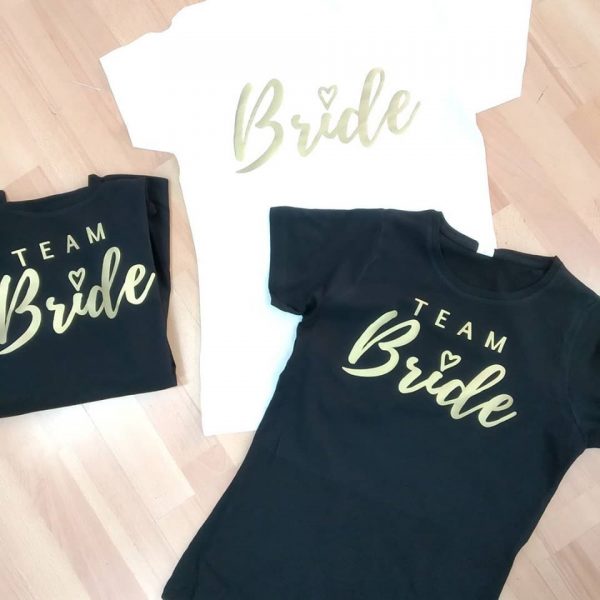 camiseta despedida team bride