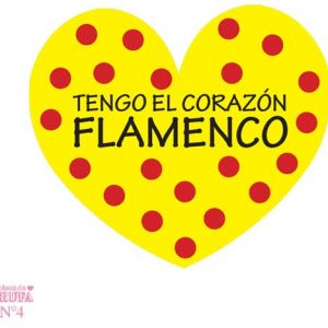 camisetas despedida corazon flamenco