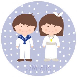 chapas personalizadas comuniones