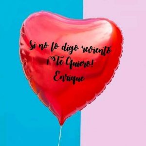 globo personalizado corazon