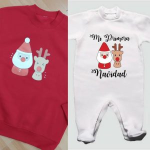 pack sudadera y pijama navidad para hermanos