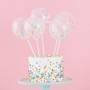 topper tarta globos