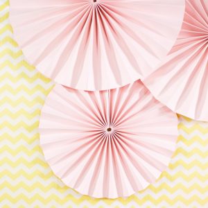 roseta decorativas rosa