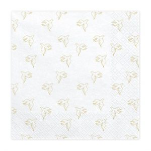 servilleta paloma comunion o bautizo