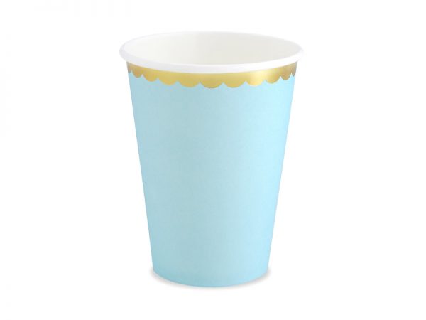 vaso azul pastel