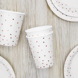 vaso topitos oro rosa